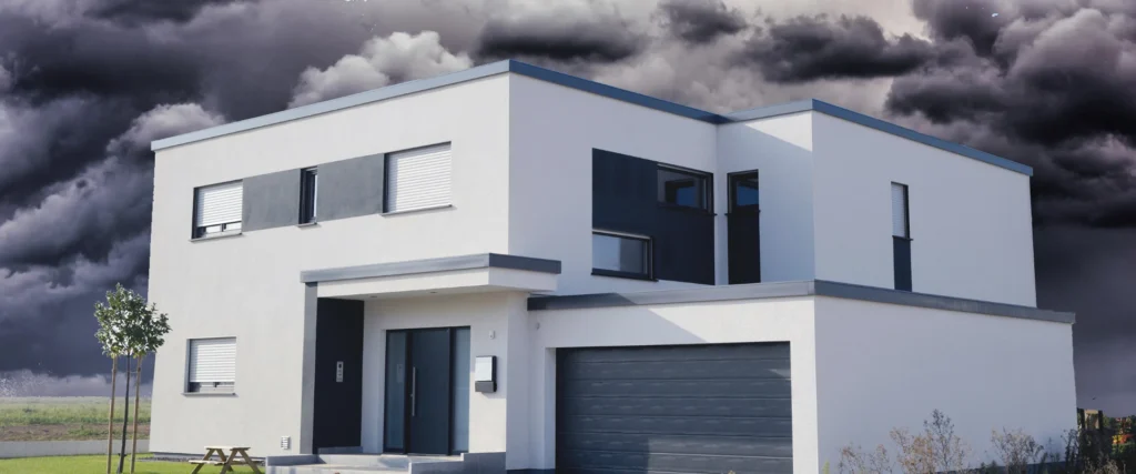 pintura e impermeabilización antes de un huracán”